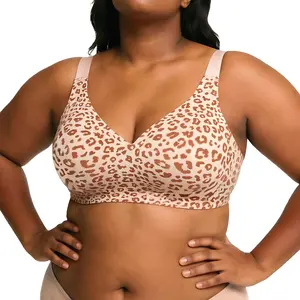 VRCOMFY  Women's Jelly Bra  Wire-Free Full-Cup Pushing-Up Bra  Seamless Lifting Bra  Full-Coverage Lifting Plus-Size Bra  Comfortable Lifting Everyday Bra