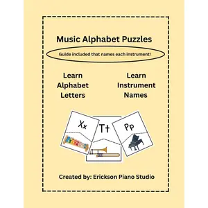 Music Alphabet Puzzles