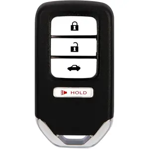 Replacement for Honda Key Fob Shell Compatible with 2015 2016 2017 2018 2019 Honda Accord Civic CR-V CRV Pilot EX-L Touring Remote Keyless Entry (for-E)