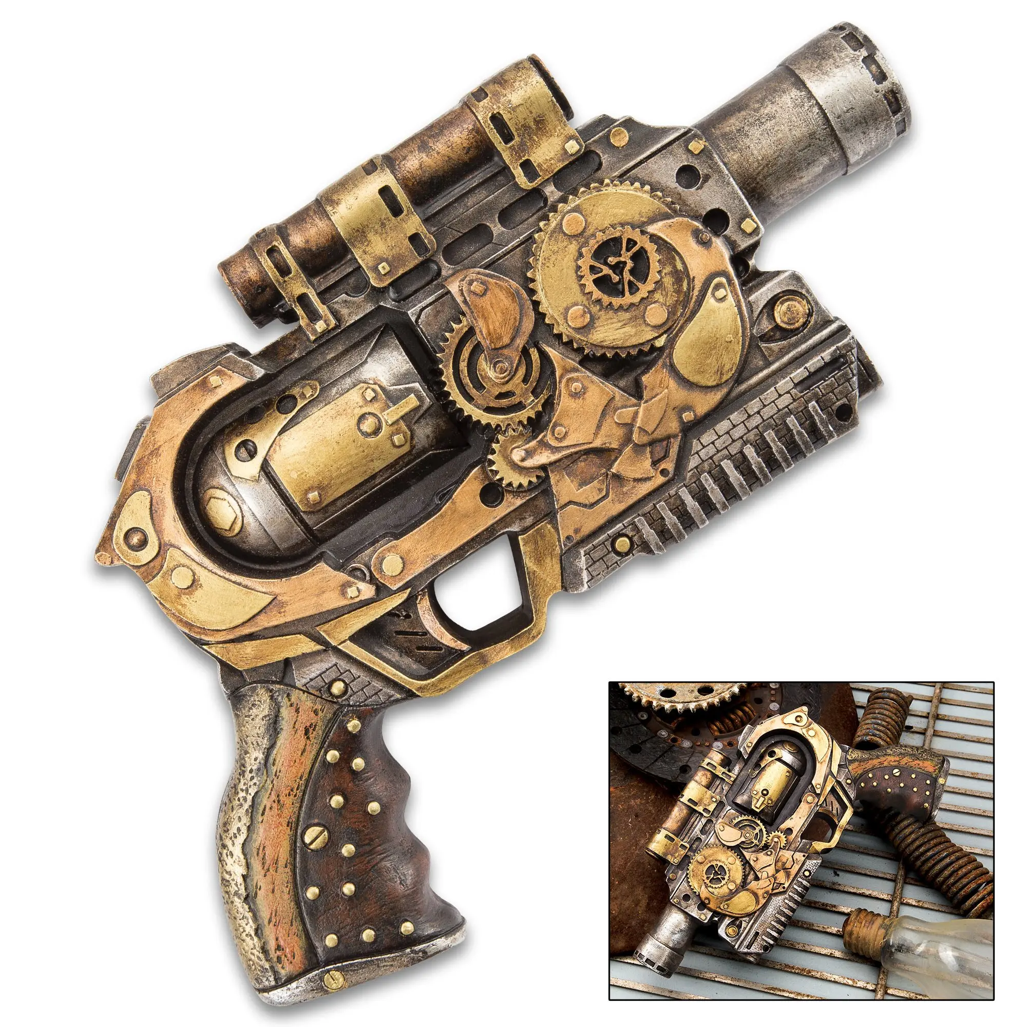Quantum Cannon Steampunk Display Revolver