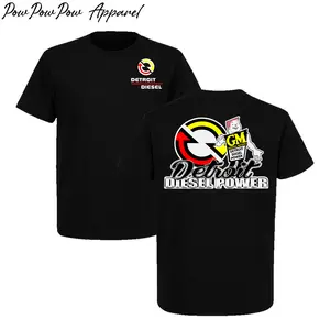 Detroit Diesel Power Graphic T-Shirt – Vintage GM Logo Tee, Streetwear Mechanic Shirt, Top Menswear Gift for Truck Lovers