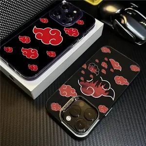 Anime N-Narutos Itachi U-Uchiha Protective Phone Case For iPhone 17 Pro Max 15 16 14 Plus 12 13 XS Ma 11 Pro Fashion Colorful Silver Cover