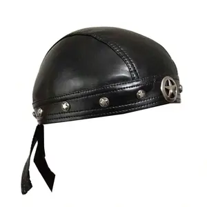 Star Studded Bandana Du Do Doo Rag Cap Wrap Biker Leather Cool Stylish High Quality Hat Adjustable Hat
