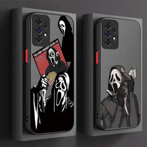 Scary Death Scream Ghost Soft Case For Samsung Galaxy A16 A53 A54 A34 A24 A06 A05 A05S A13 A23 A33 A73 A72 A52S A52 A32 A22 A12