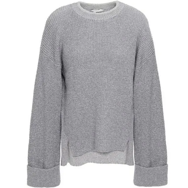 Joie Cicilia Metallic Raglan Sweater SZ Med