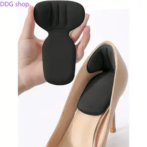 1 Pair/2 Pairs Heel Grips Liner Cushions Inserts For Loose Shoes, Heel Pads Snugs For Shoe Too Big Men Women, Filler Improved Shoe Fit And Comfort, Prevent Heel Slip And Blister Plain Basics Cute Plain / Plain Toe