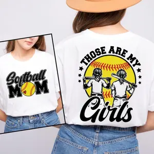 Softball T-shirt, Softball Mom Shirt, Those Are My Girls, Softball Girl Shirt, Game Day T-shirt