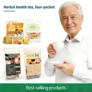 Herbal health teas, nourish your body all day long, morning, noon, and night, for natural health care. Turmeric and cinnamon tea, kidney tea, and chicory tea – buy one get four, suitable for both men and women.