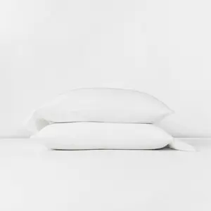 Casaluna Pillowcase Lyocell Linen 40x20" Set Envelope End Closure OEKO-TEX