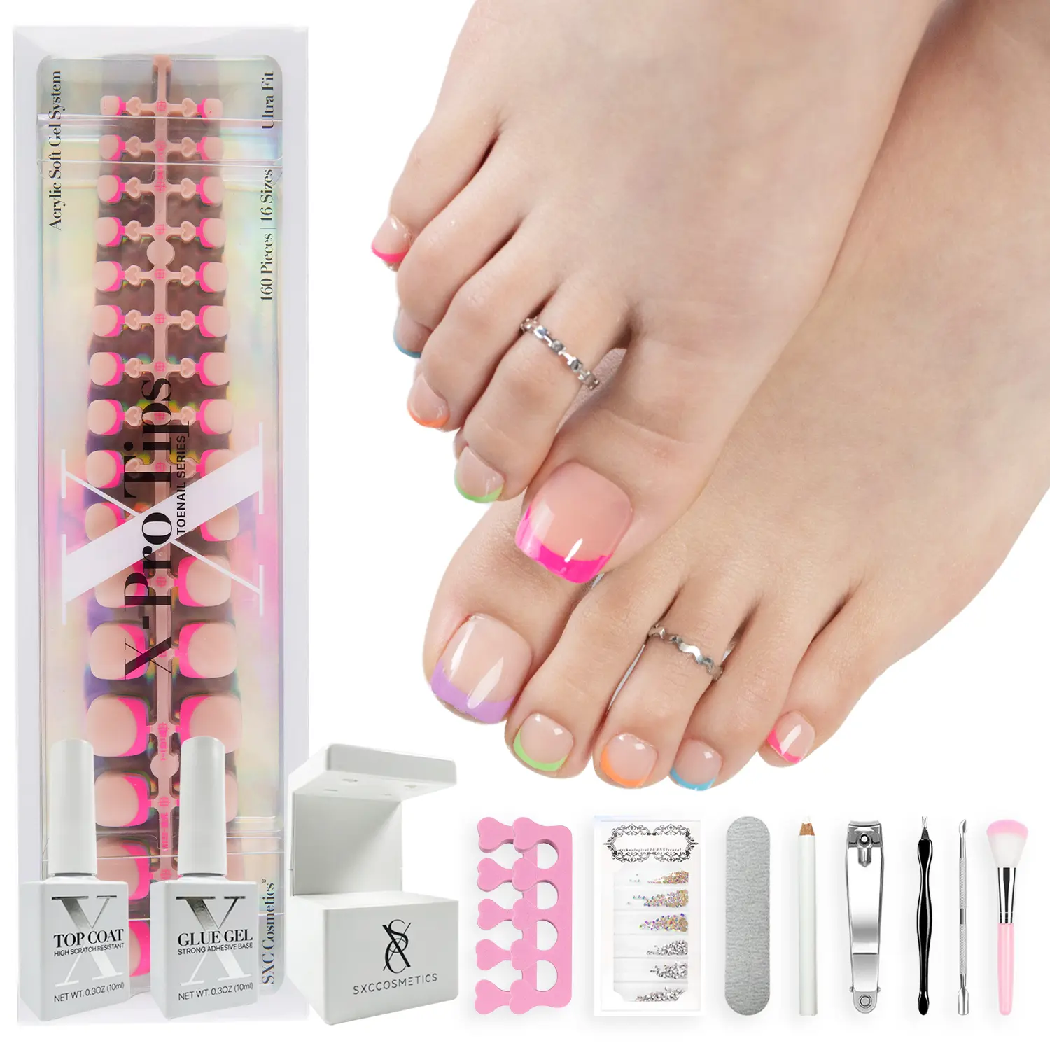 Short French Pastel Glow Kit