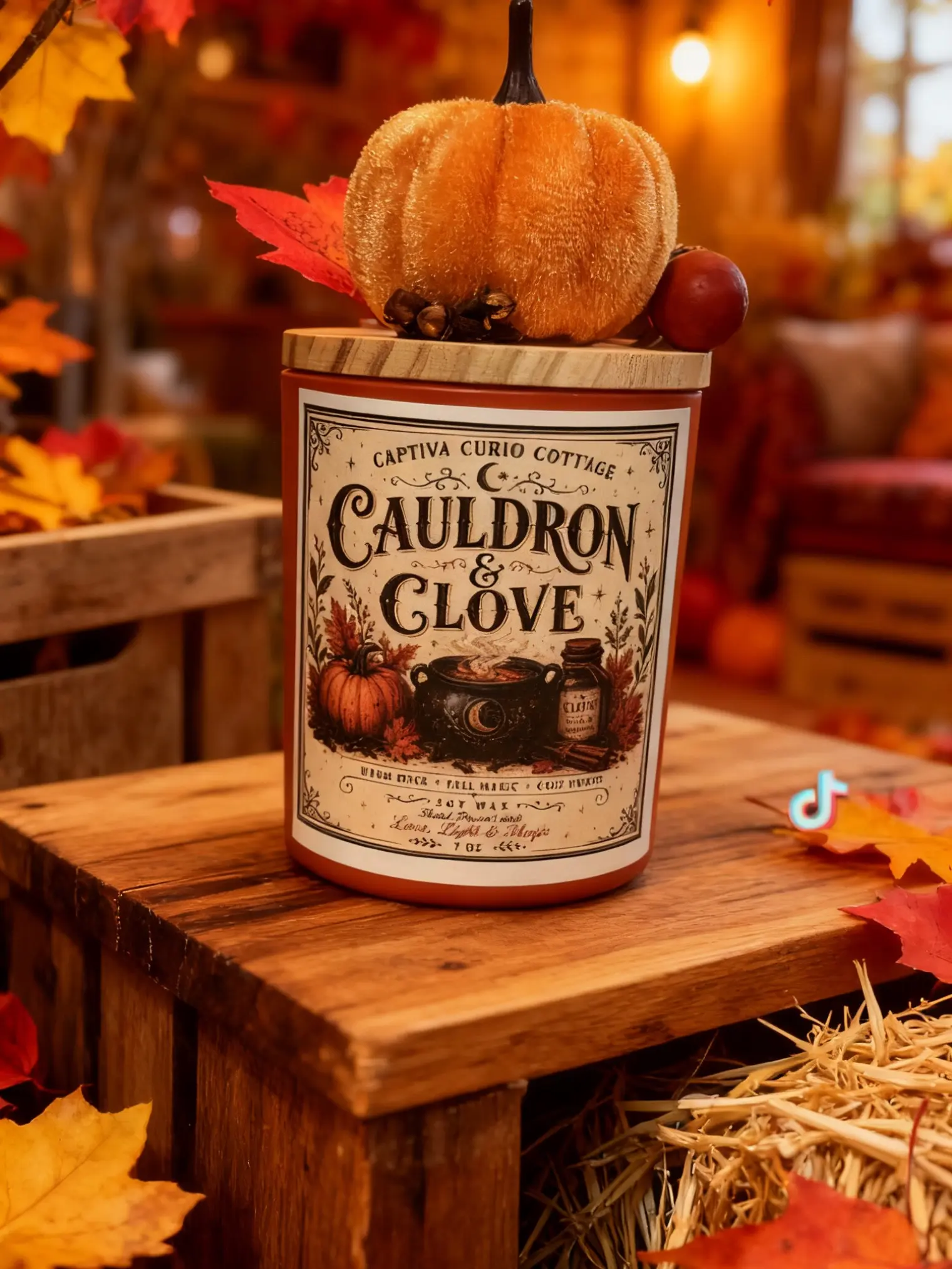 Captiva Curio Cottage Cauldron & Clove Candle 7oz