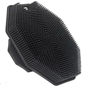 Silicone Body Scrubber, Handheld Shower Brush, Body Scrubber for Adults and Babies, Bathing Accessories for Home Bathroom, Facial, Exfoliating Shower Scrubber, Exfoliating Bath Tool