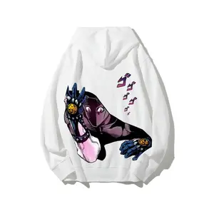 JoJo's Bizarre Adventure Killer Queen Themed Hoodie, Made in the USA | Premium Cotton Blend Street wear Hoodie | Relaxed Fit