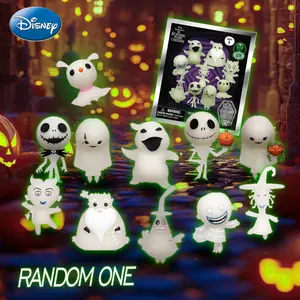 1PC Officially licensed Disney Nightmare on Christmas Night Blind Bags character Jack Sally Zero OogieBoogie Barrel Shock SandyClaws Personalized Pendant Unique Quirky and Cute Image Surprise Package Birthday Surprise For Fans And Friends