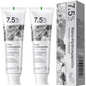 Limited time! 2PCS Nano Hydroxyapatite Toothpaste 7.5%25 nHAP, 4.23 oz – Enamel-Strengthening • Fluoride-Free • Natural Peppermint • Ideal for Sensitive Teeth