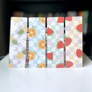 Juicy Reads Bookmarks | Summer Bookmarks | Fruit Bookmarks | Strawberry | Pineapple | Watermelon | Orange