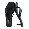 Cushionaire Miami Kitten Heels For Women | Thong Flip Flop Heeled Sandals With Slip On Design | Dressy Kitten Heel Sandals For Everyday Outfits