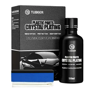 Plastic Restorer for Cars, Plastic Coating Exterior Black Trim Restorer, Ceramic Coating, Resists Water, Dirt, Not Dressing