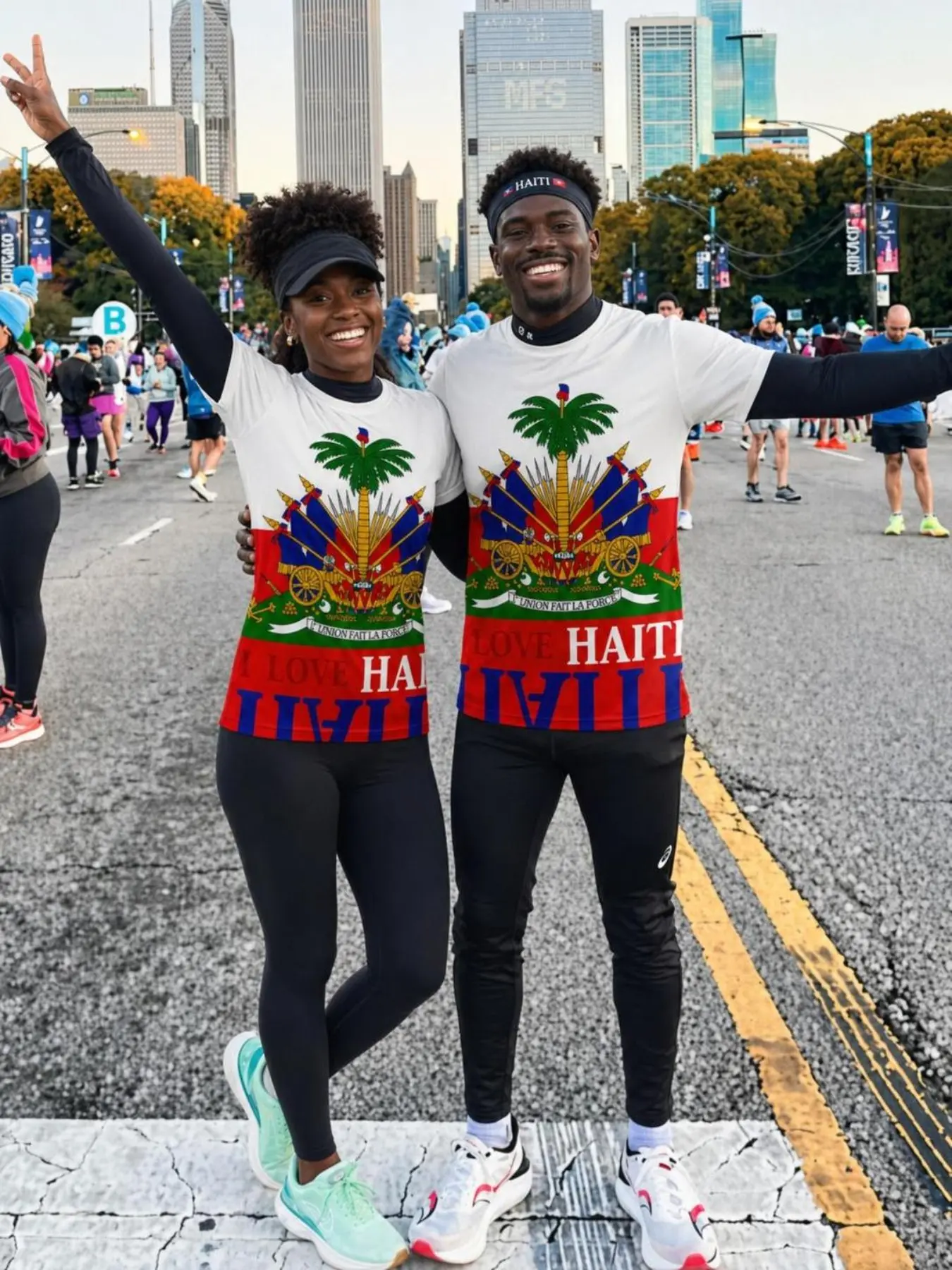 Rep your Haiti pride with this Haiti tee Shirt. Bold graphic, Ethnic, Cultural, flag detail = street style flex. Soft fabric, bold vibes—perfect for Streetwear or casual days. Multiple colors