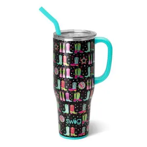 SWIG Life Disco Cowgirl 40 oz Megamug