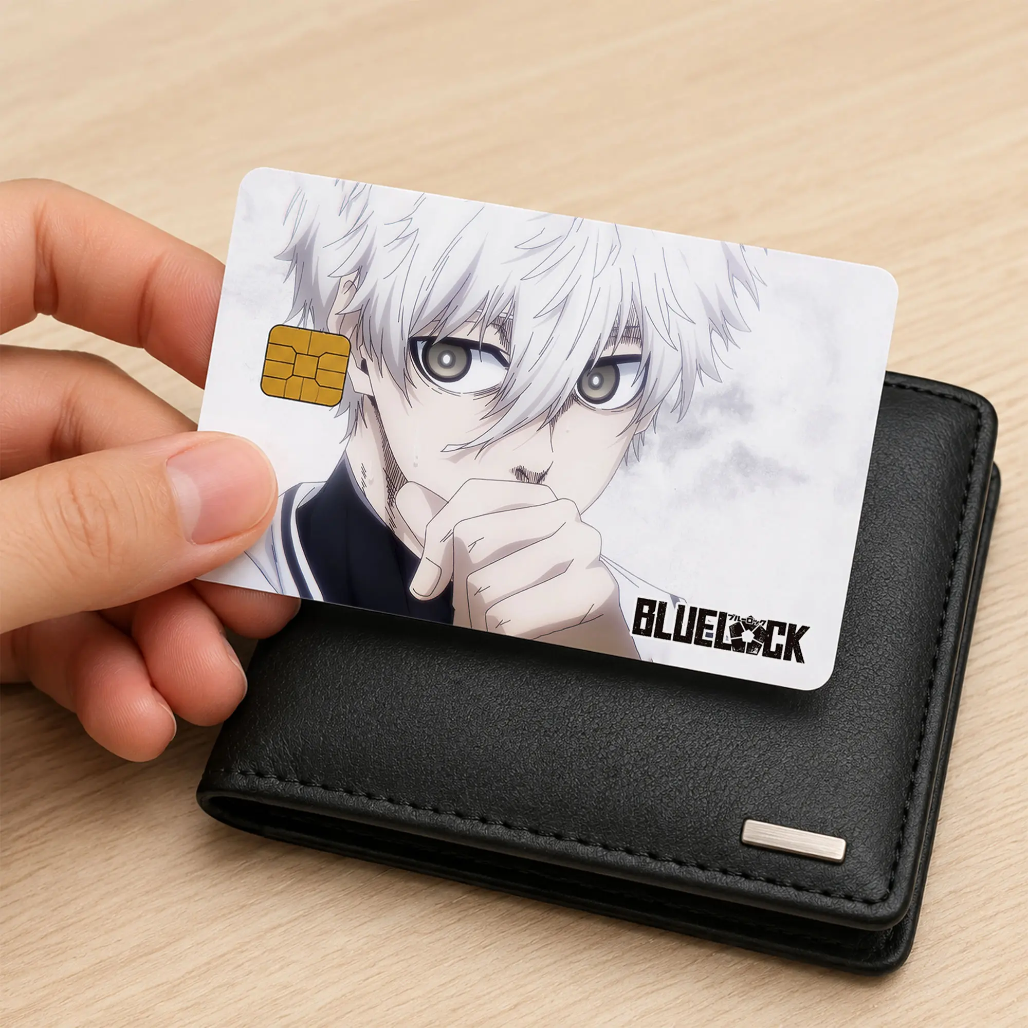 Blue Lock Credit Card Skin, Isagi Yoichi & Nagi Seishiro Debit Sticker, Anime Soccer Fan Gift