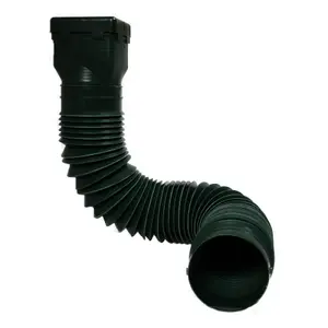 212 MAIN Spectra Gutter Systems Ground Spout, Green, Outdoor Flexible Pipe, 1-Size-Fit Design, Efficient Water Diversion, Weather Resistant, Flexible Fit, One Size Fits