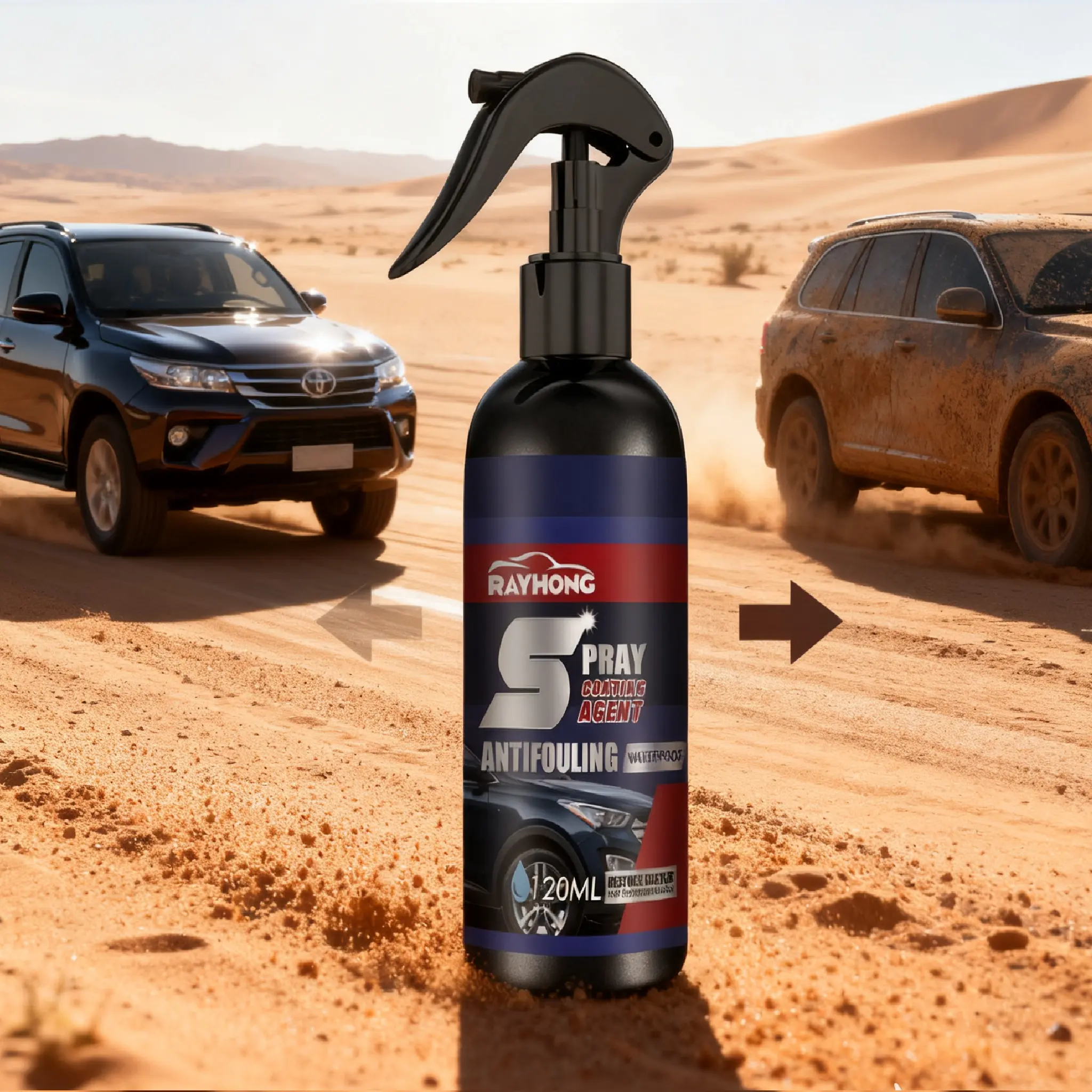 2025 Upgrated 120ML Advanced Formula 3-in-1 Car Coating Spray Protection Quick Car Wax Polish Glass Oil Film Remover Clear Coat Black Can Dypaint Ceramics Pray
