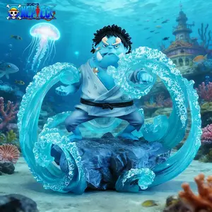 14.5cm/5.71in Anime One Piece Figure Jinbe Action Figures Pvc Statue Desktop Ornamen Collection Model Toys Gifts