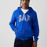 Gap Men's Adult VintageSoft Arch Logo Zip Hoodie