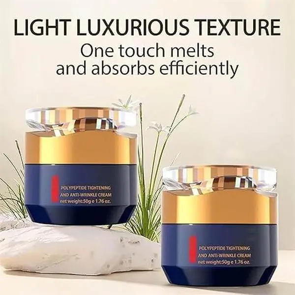 Peptide Firming Full Face Cream,Natural Plant Centella Asiatica Extract Cactus Extract Glow Moisturizer,for Fine Lines&Aging Skin