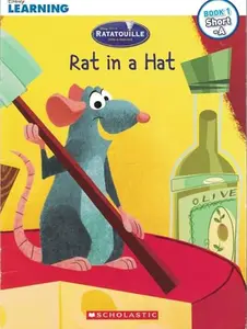 USED Book - Ratatouille: Rat in a Hat (Book 1 Short -A) by Disney Learning (Paperback) - english