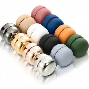 12pcs Headscarf Magnetic Brooch, Multi-purpose Magnetic Headscarf Pin, Needleless Scarf Magnetic Brooch, Colorful Brooch Scarf Buckle Headscarf Pin for Women's Clothes Headscarf Scarf (Matte Style), Metal Trendy All-match Accessories