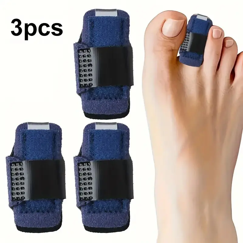 3pcs Adjustable Formaldehyde-Free Comfort Fit Brace & Wrap - Single Item Hammer Toe Relief Tool, Pedicure Care Gear for Men/Women (Sports & Outdoor Leisure Equipment)