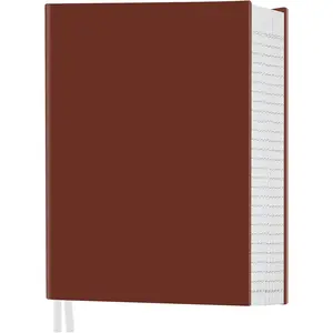Notebook Journal, Dotted Journal, 8.5" x 11", 400 Pages Dot Grid Notebook, No Bleed Thick Paper, Leather Journal for  Journaling, Work, School, Notes, 125 count Sticky Tabs, Inner Pocket, Brown