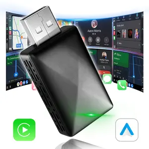 Wireless CarPlay Adapter for iPhone/Android, Converts Wired CarPlay to Wireless, Plug and Play, Fast and Stable Connection, Bluetooth Car Adapter, Electronic Charger, Car Accessories
