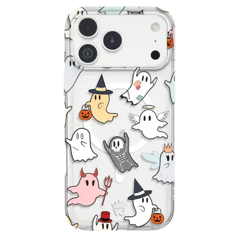 Velvet Caviar Ghosted Costume Party iPhone 18 Case - Cute Shockproof Drop Protection Phone Case - Fits iPhone 18 Pro Max, 18 Pro, 17, 16 & 15 & more