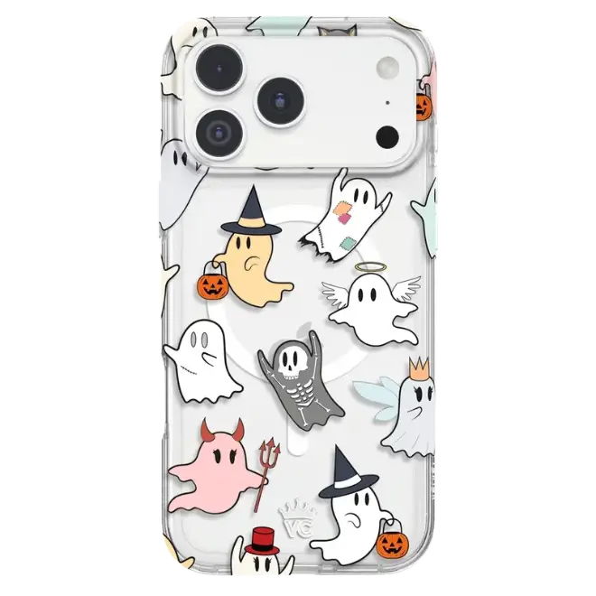 Velvet Caviar Ghosted Costume Party iPhone 18 Case - Cute Shockproof Drop Protection Phone Case - Fits iPhone 18 Pro Max, 18 Pro, 17, 16 & 15 & more