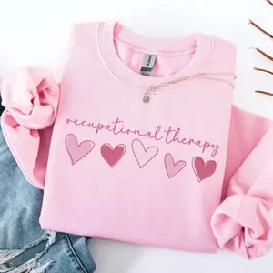 Occupational Therapy Valentines Day Sweatshirt, Valentines Gift for Occupational Therapist, Occupational Therapy Shirt, OT Gifts