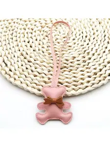 Handmade PU Bear Charm Cute Bear Pendant Fashion Bag Accessory New Arrival