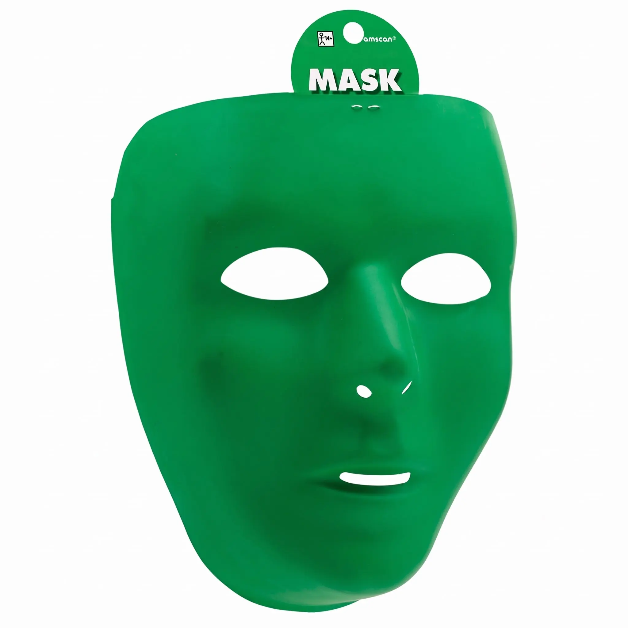 Festive Green Full Face Mask for Team Spirit & Costume Events