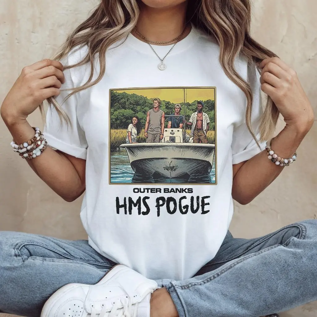 Outer Banks HMS Pogue Group Boat Poster Classic T-Shirt