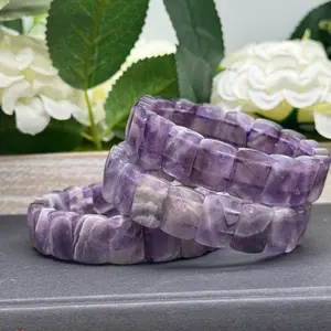 Amethyst Bangle Bracelets by Urban Rutile