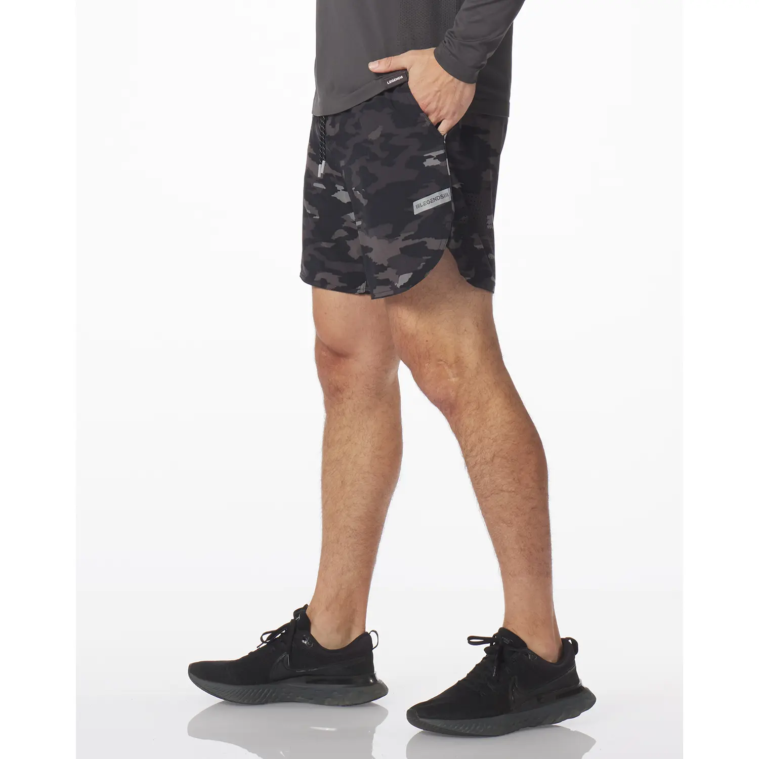 Luka Short Black Camo, Large 7" (Liner)