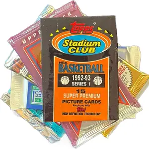 Five Packs of NBA 1990's Basketball Trading Cards
