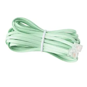 15 ft Phone Line Extension Cord - Earth Day Green