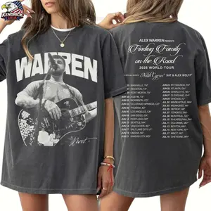 Alex Warren Eras Tour 2026 Vintage Shirt, Indie Music Aesthetic Unisex Graphic Design Fan Gift