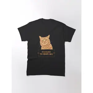 Funny Orange Cat Meme T-Shirt | "Always Orange" Vintage Print, Unisex Soft Crew Neck Casual Tee, Ideal Gift for Cat Lovers, All-Season Breathable Daily & Travel Outfit