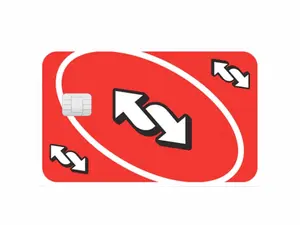 Cool Uno Reverse Card Debit Card Cover by [RealArt]