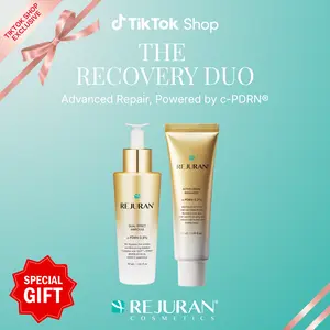 REJURAN Holiday Duo Set – c-PDRN Powered Dual Effect Ampoule + Active Cream Enhanced | Two-Step Anti-Aging & Radiance Routine
