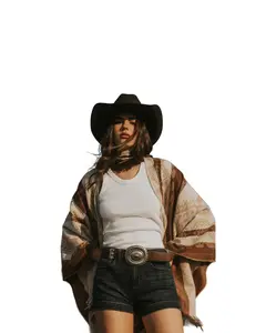 Idyllwind Women's Edsel Southwestern Print Shawl - Iwfa24sl54-Ltbl